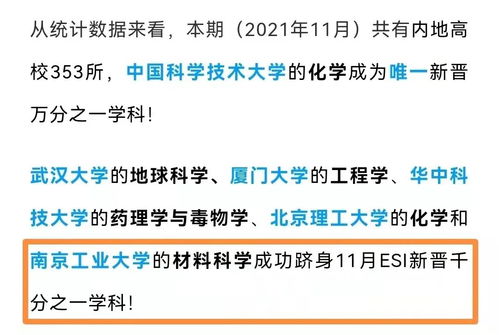 我校材料科學學科首次進入ESI全球前千分之一，標志研究實力邁入世界頂尖行列